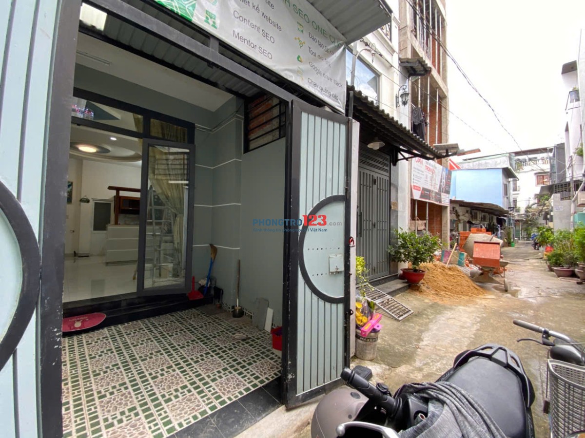 Cho thuê nhà nguyên căn, DTSD 80m2, 1 trệt, 1 lầu, 2PN, 3WC
