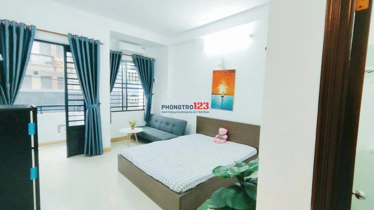 CHO THUÊ PHÒNG STUDIO CÓ BAN CÔNG RỘNG 40M² TẠI GÒ VẤP - KHÔNG CHUNG CHỦ - GIỜ GIẤC TỰ DO