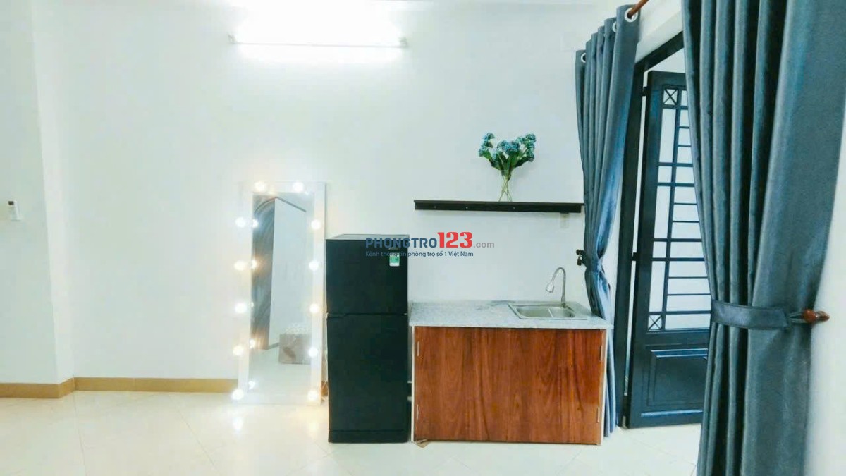 CHO THUÊ PHÒNG STUDIO CÓ BAN CÔNG RỘNG 40M² TẠI GÒ VẤP - KHÔNG CHUNG CHỦ - GIỜ GIẤC TỰ DO