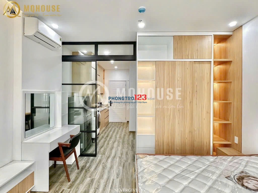 CHO THUÊ CĂN HỘ 45m², CỬA SỔ LỚN , MÁY GIẶT RIÊNG TẠI NGUYỄN CỬA VÂN, BÌNH THẠNH GẦN QUẬN 1