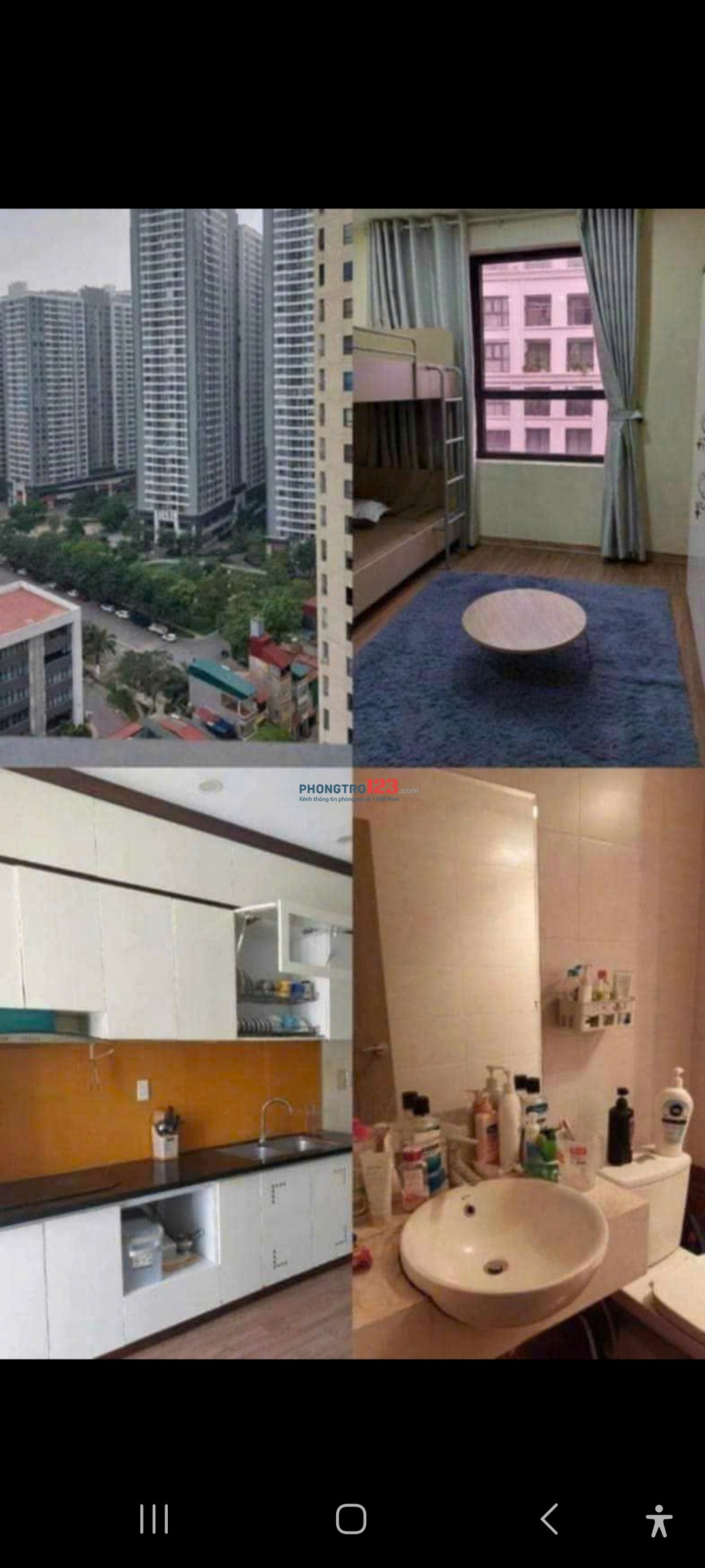 Tìm Nam ở nghép - chung cư herizon 87 lĩnh nam giá 1tr8/ng/th chính chủ- 0963368379