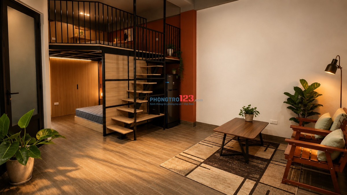 Căn hộ dịch vụ 2 phòng ngủ 48m² mini duplex HUD Vân Canh, Sơn Đồng – máy giặt riêng, chỗ đỗ ô tô