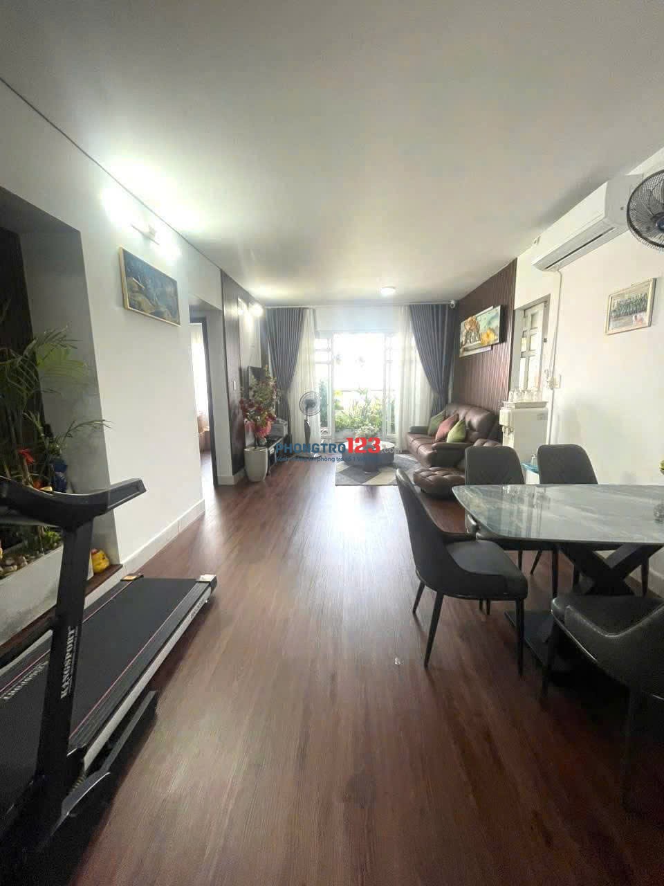 Chung cư Ruby, Nguyễn Sỹ Sách, TB: 2p ngủ, full NT mới, 9tr5, 90m2
