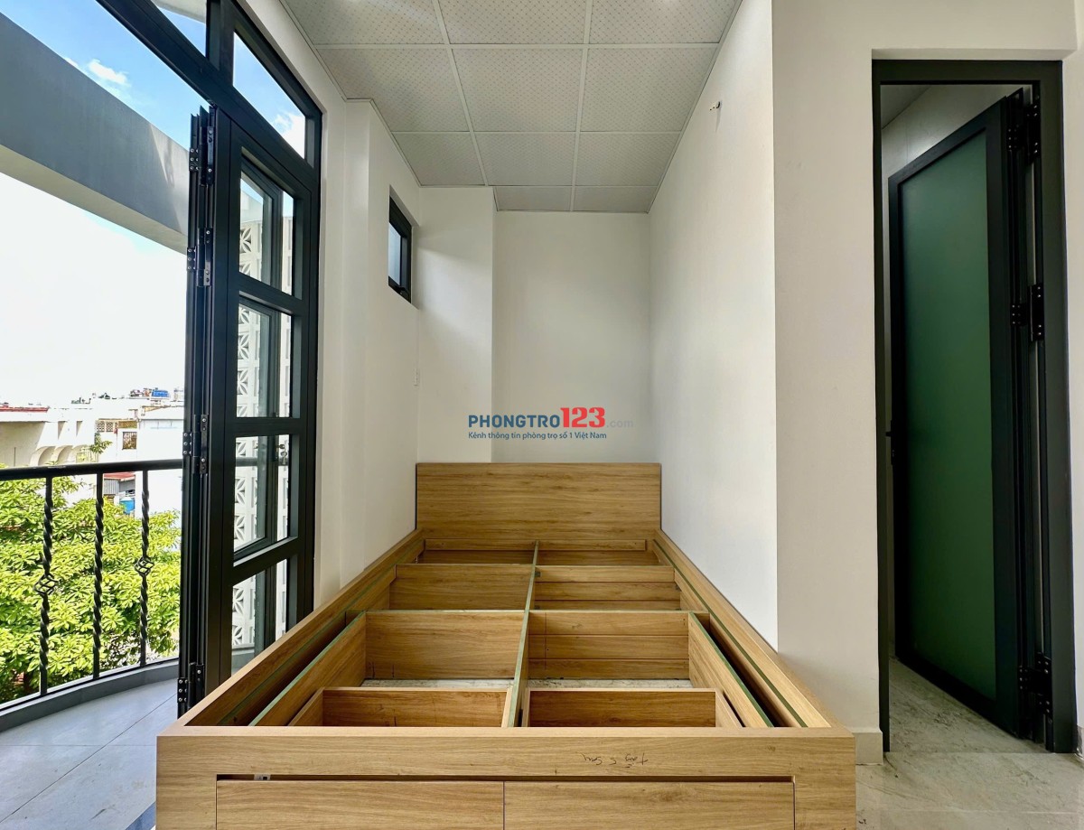 Cho thuê phòng trọ cao cấp Thành Thái Q10 - Căn hộ Studio mới 100%, có ban công lớn, full nội thất