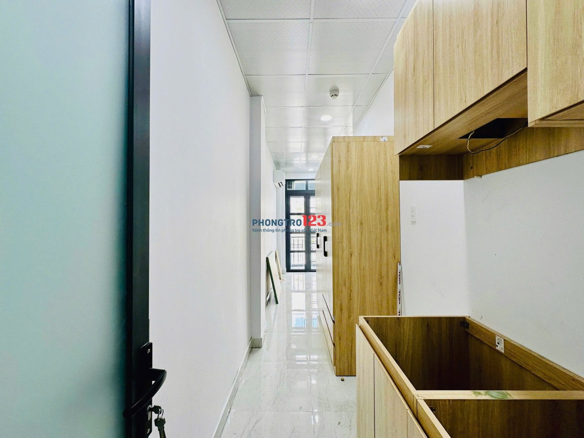 Cho thuê phòng trọ cao cấp Thành Thái Q10 - Căn hộ Studio mới 100%, có ban công lớn, full nội thất