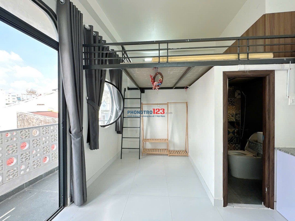 CĂN HỘ CÓ GÁC SIÊU RỘNG, BAN CÔNG THOÁNG MÁT, FULL NỘI THẤT TẠI LÊ QUANG ĐỊNH, BÌNH THẠNH – GIÁP PN