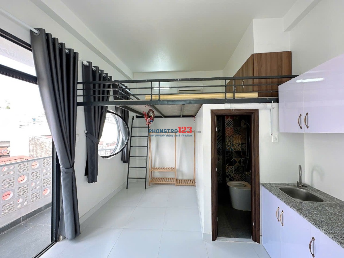 CĂN HỘ CÓ GÁC SIÊU RỘNG, BAN CÔNG THOÁNG MÁT, FULL NỘI THẤT TẠI LÊ QUANG ĐỊNH, BÌNH THẠNH – GIÁP PN