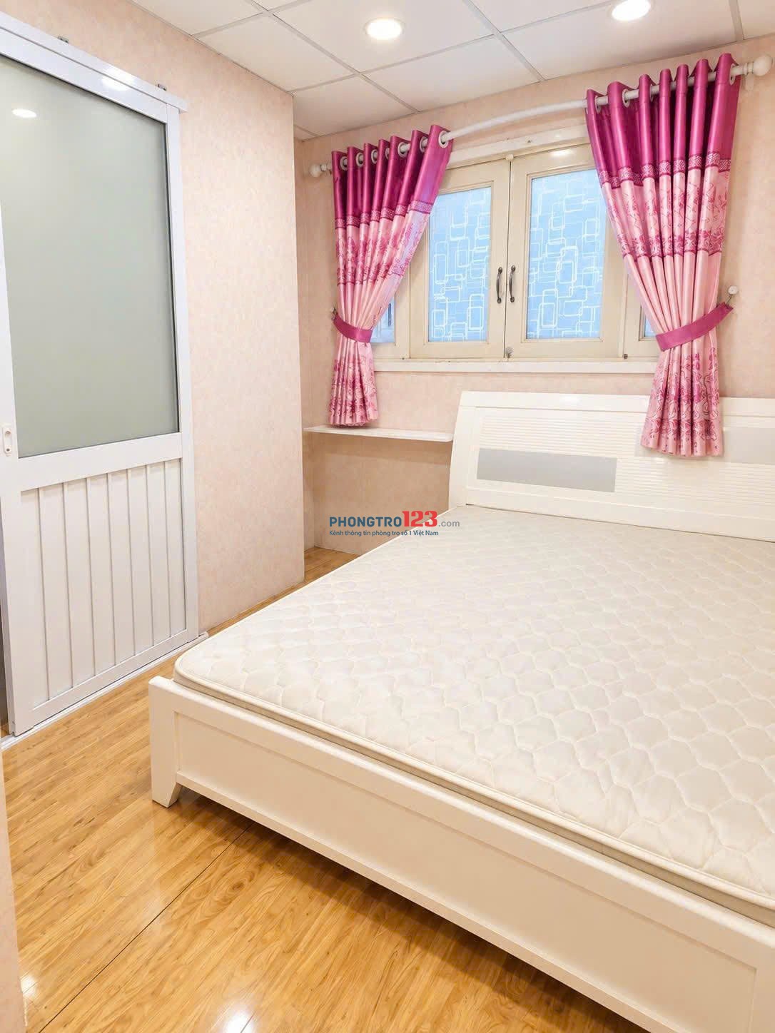 Cho thuê nhà riêng, đường cô bắc, phú nhuận (2PN, 2WC, Full nội thất)