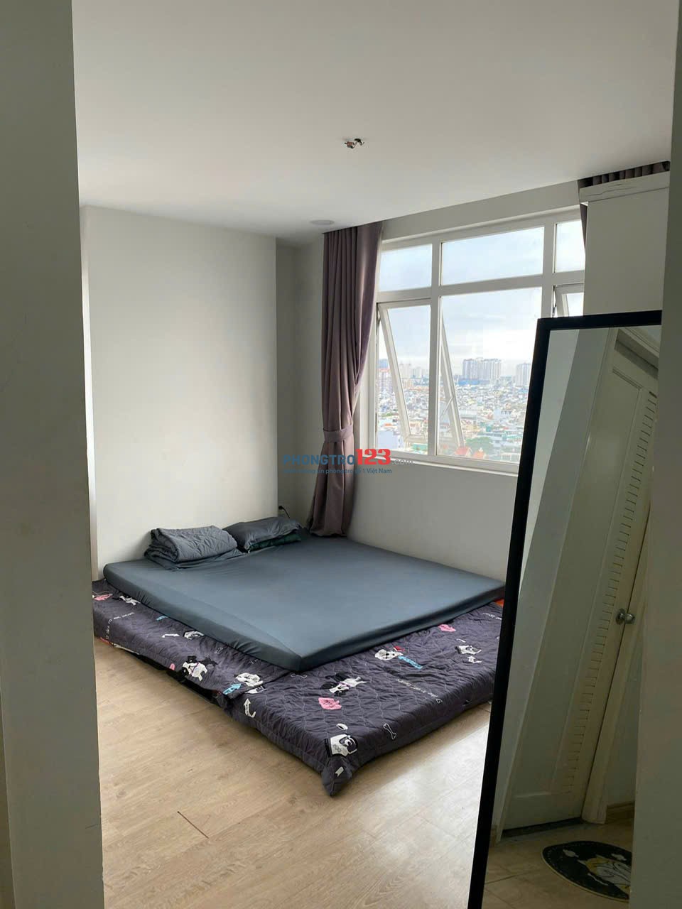 Chung cư Hiệp Thành, Lê VĂn Khương, Q12: 66m2, 6,5tr/th, 2pngủ, nội thất