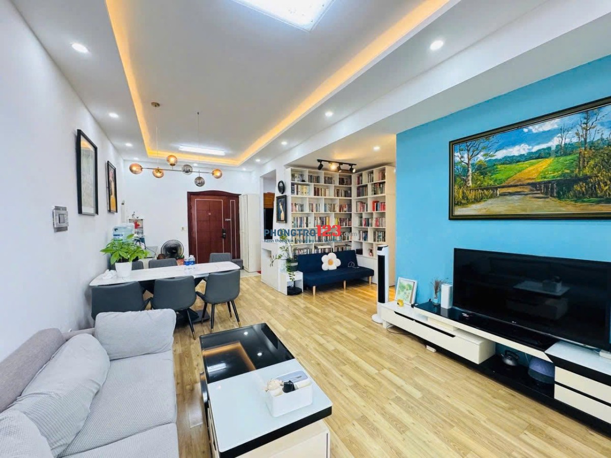 Carillon 1- Căn góc 104m2, 2 ban công, 3PN Sẵn nội thất giá 16.5 tr/th