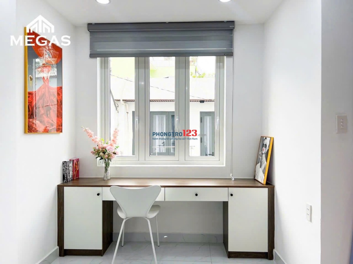 PHÒNG MỚI SIÊU RỘNG 45m2 BAN CÔNG THOÁNG KẾ BỜ KÈ GIÁP QUẬN 1,3 - PHAN XÍCH LONG, PHÚ NHUẬN