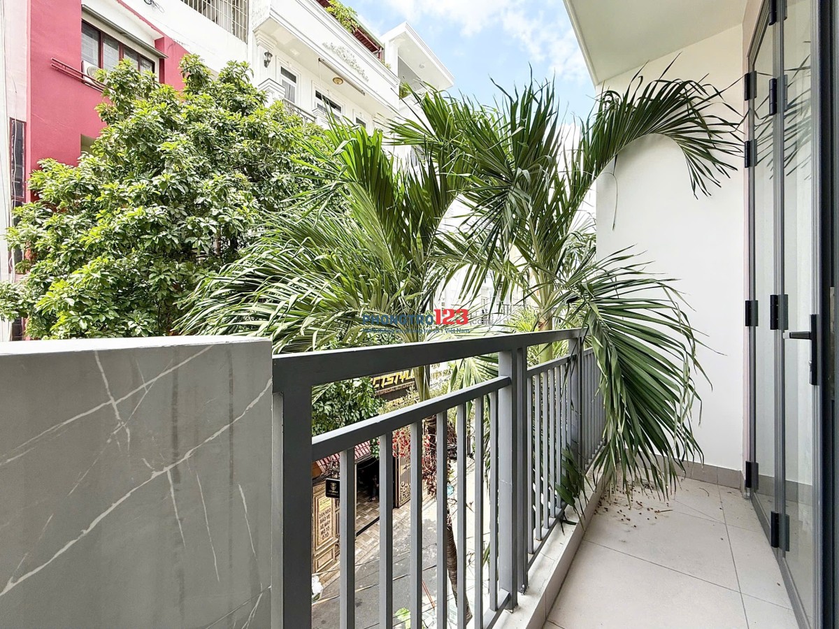 Cho thuê căn hộ dịch vụ full nội thất có bancol gần sân bay bệnh viện Tâm Anh