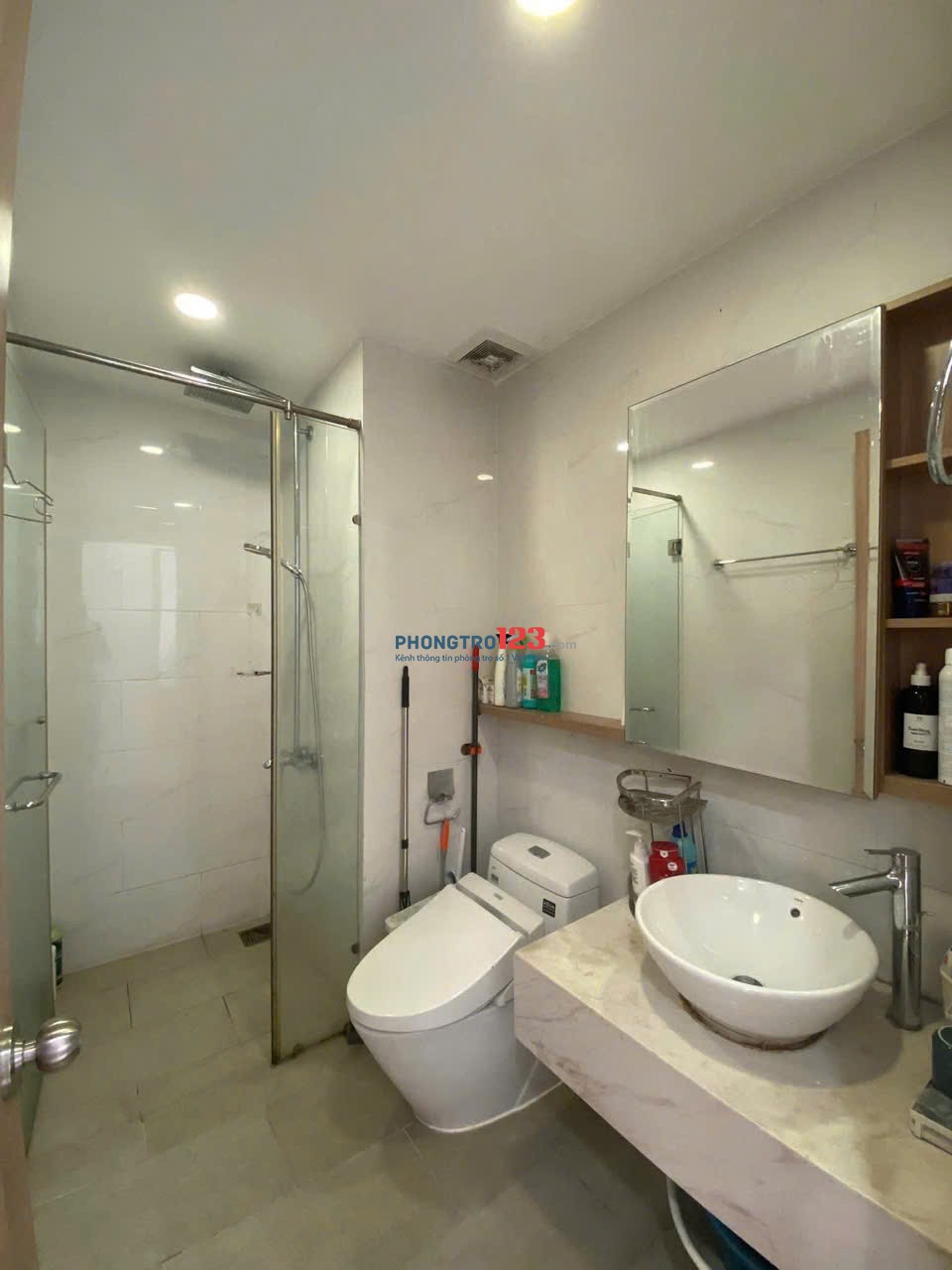 Chung cư Mỹ Vinh căn 95m2, 3p ngủ, Nội thất, 17tr/tháng