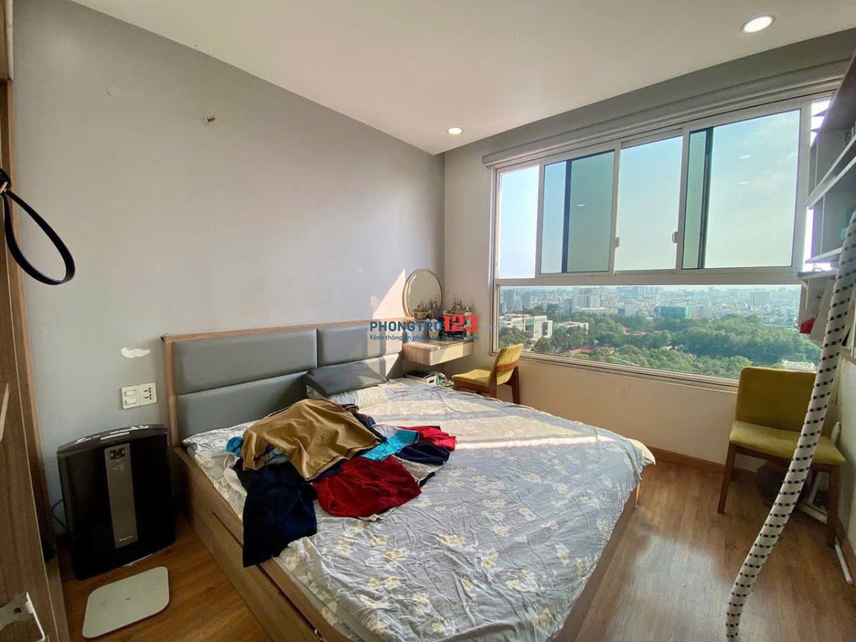 Chung cư Mỹ Vinh căn 95m2, 3p ngủ, Nội thất, 17tr/tháng