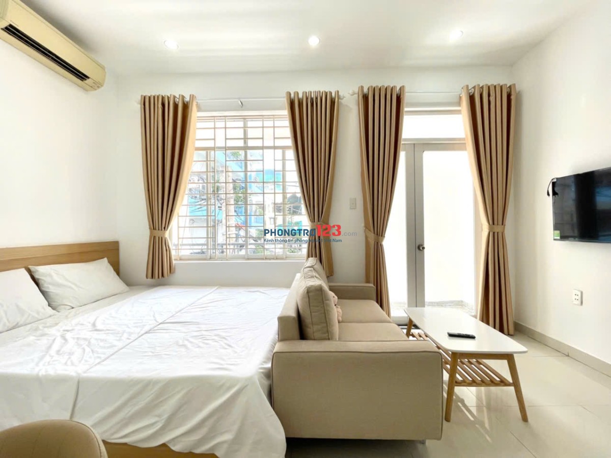 CHO THUÊ CĂN HỘ STUDIO BAN CÔNG , CỬA SỔ LỚN -PHAN ĐĂNG LƯU , PHÚ NHUẬN GẦN PHAN XÍCH LONG , Q1,Q3