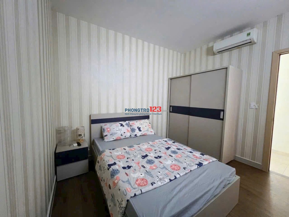 Chung cư 590, CMT8- Nhiêu Lộc (Q3 cũ) căn 3p ngủ, nội thất giá 16tr/tháng,
