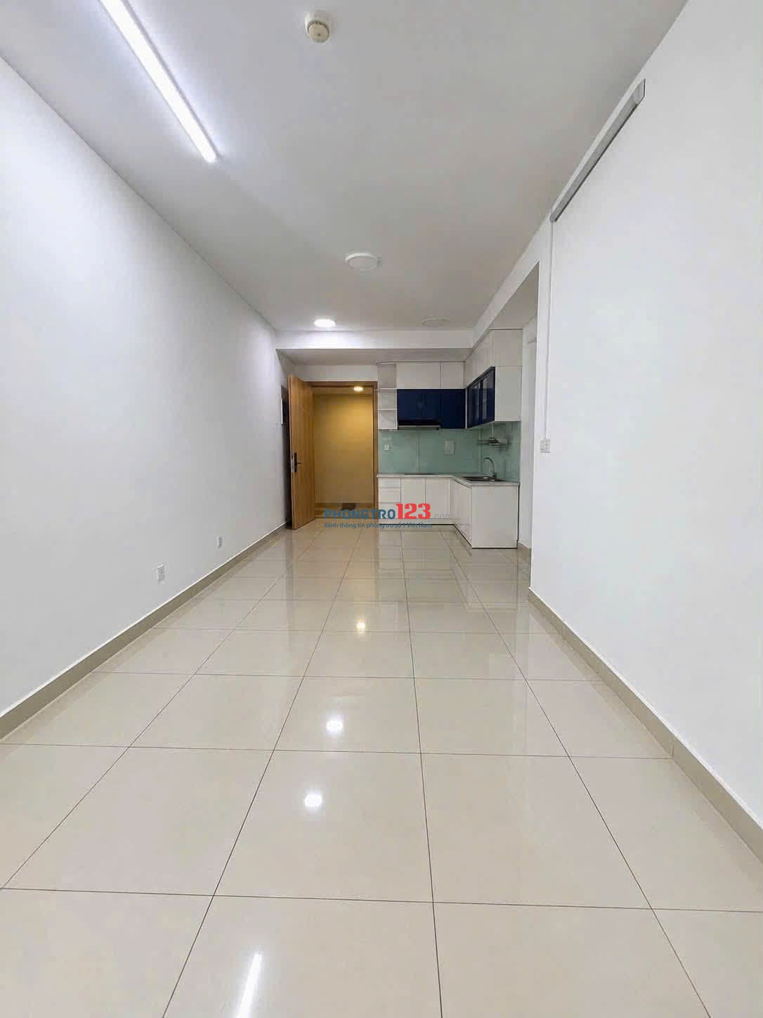 Sacomreal-584, Lũy Bán Bích 72m2, ko nội thất, 2PN, giá 9tr/th