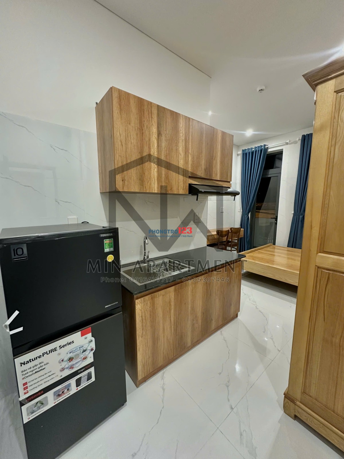 STUDIO MỚI 100%,SÁT CHỢ NON NƯỚC 80M ,BÁCH HÓA XANH 30M,CÁCH LÀNG ĐẠI HỌC 2.5KM