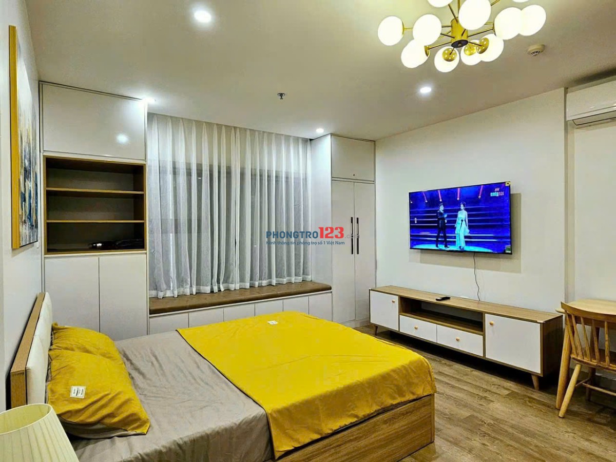 Chung cư Satra, Phan Đăng Lưu, PN: 2p ngủ, Full NT mới, 17triệu