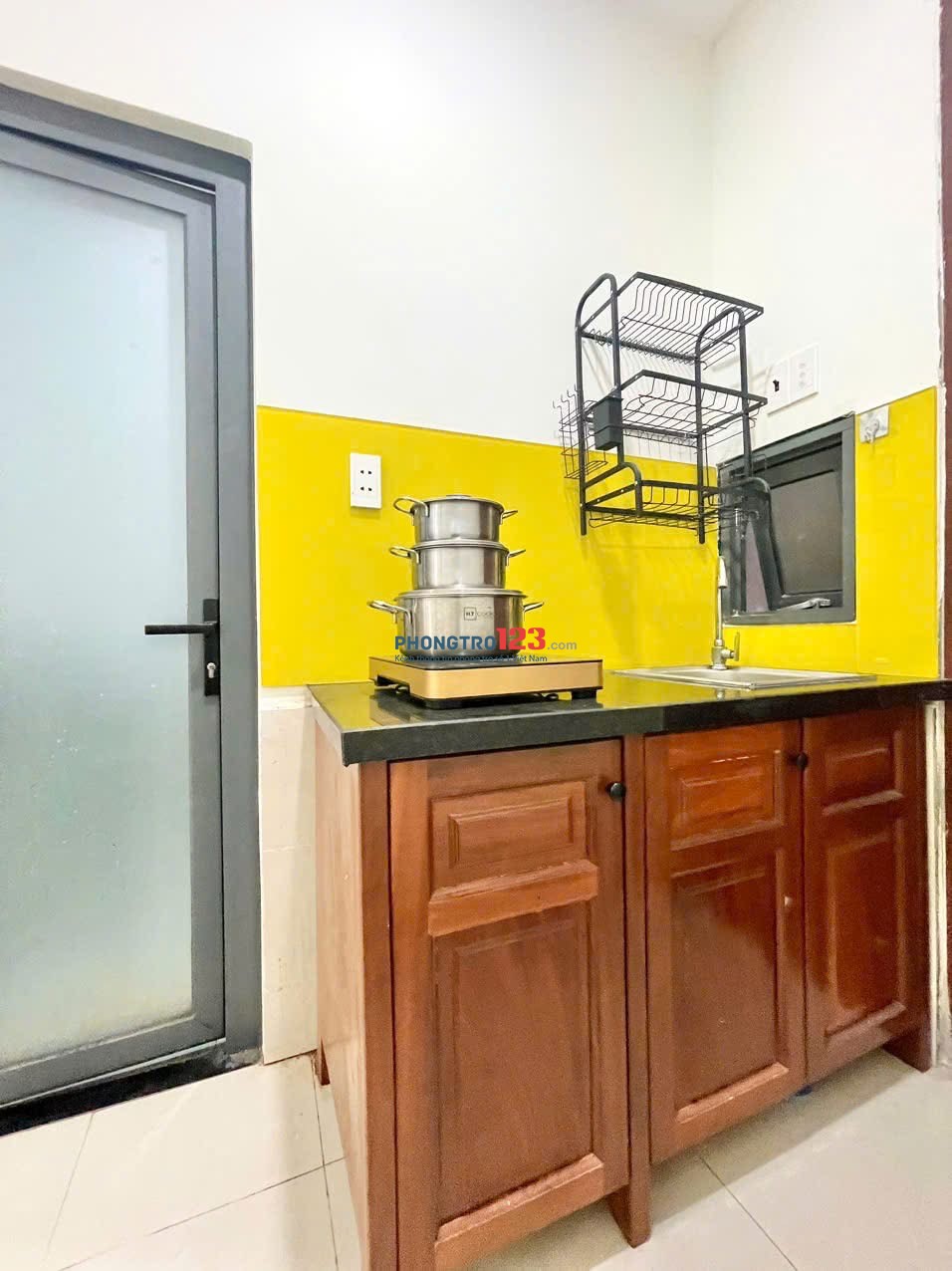 Căn hộ 1 PN tách bếp thoáng, an ninh ngay Bùi Đình Túy Bình Thạnh