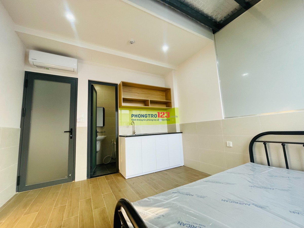Cho thuê phòng trọ, CHDV cát lái 25m2 full nt 3tr8