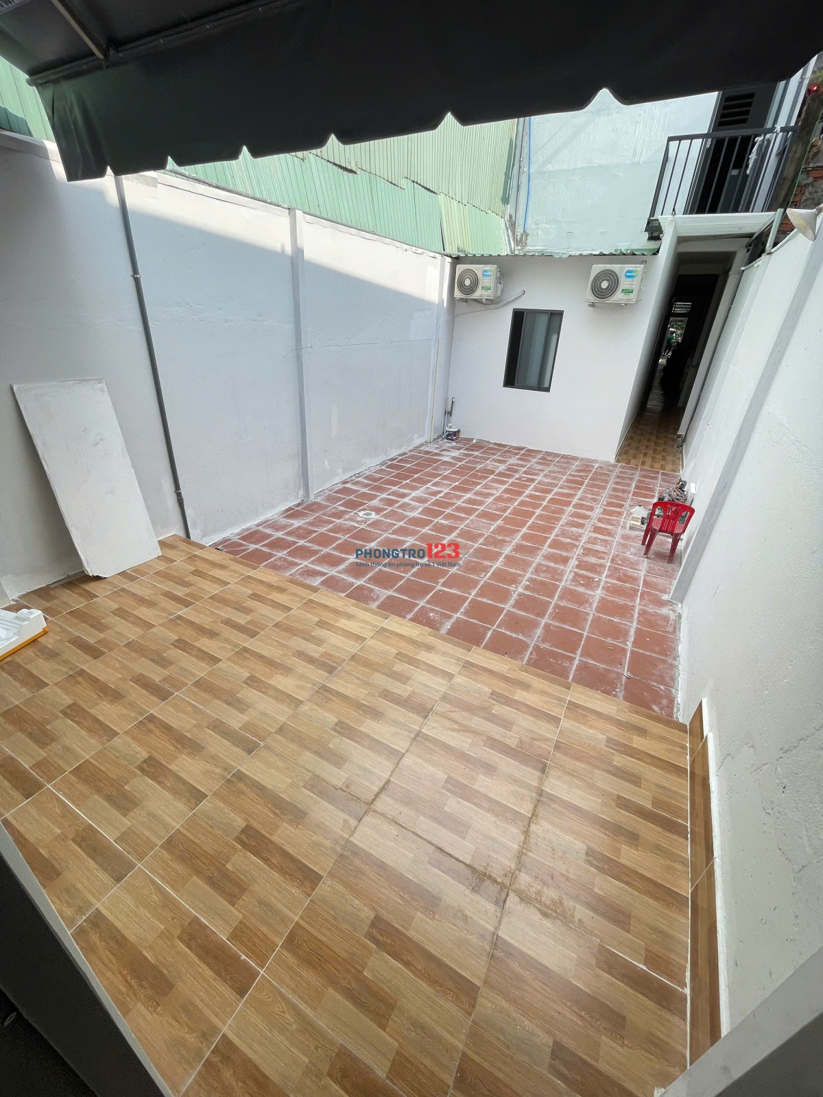 Phòng trọ 35m2 full nội thất 2 phòng ng- Có sân riêng tầng trệt - đường Tân Kỳ Tân Quý gần Aeon Mall