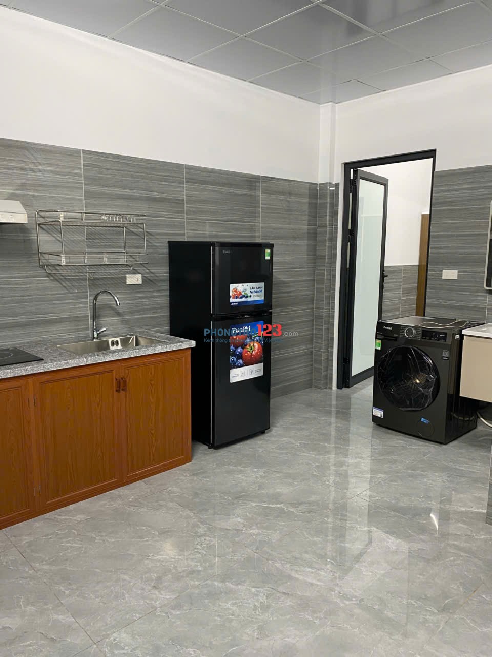 Cho thuê căn hộ mini, chung cư mini Vinh 30m² mới xây, 1 phòng ngủ, máy giặt riêng - Hưng Dũng