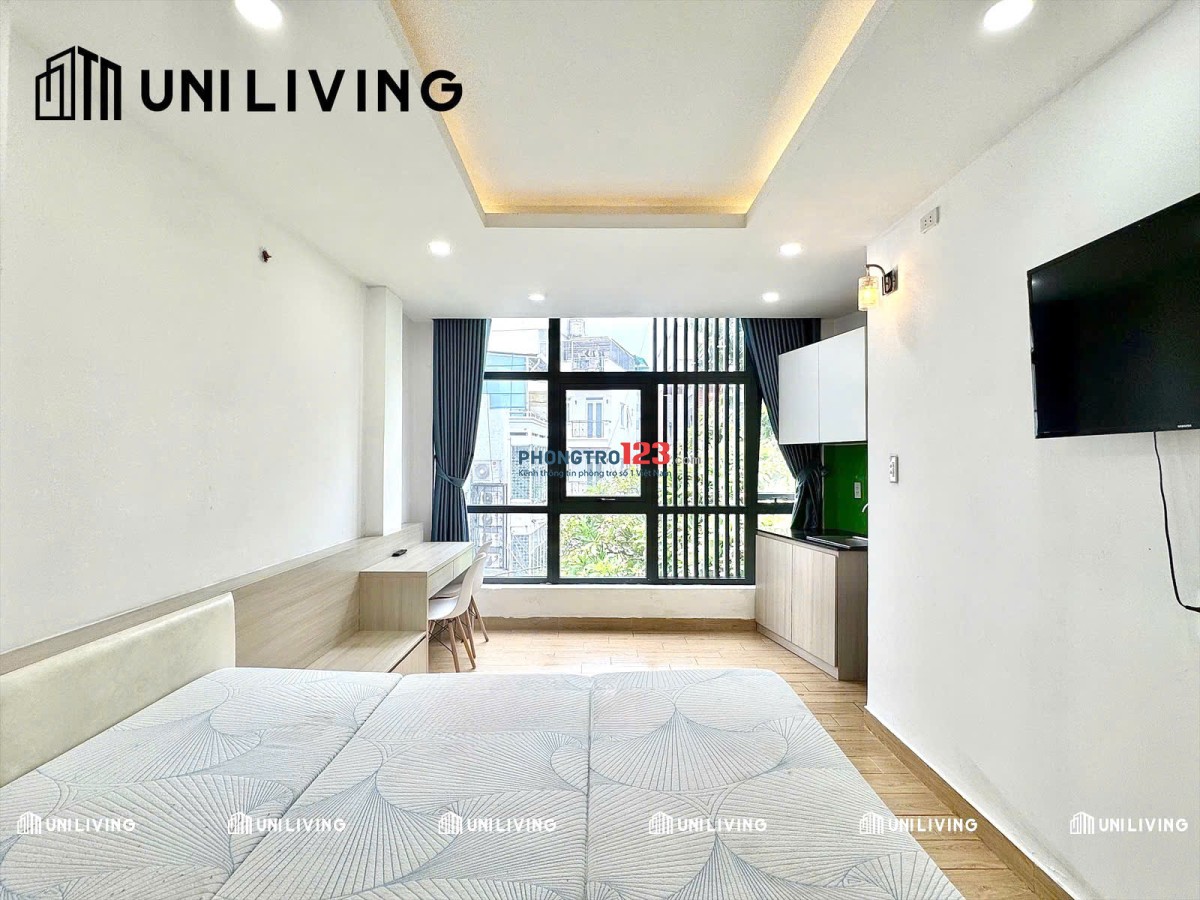 Cho thuê phòng rộng rãi, cửa sổ lớn thoáng, có TV – Phan Đăng Lưu, Phú Nhuận gần Q1, Q3, sân bay