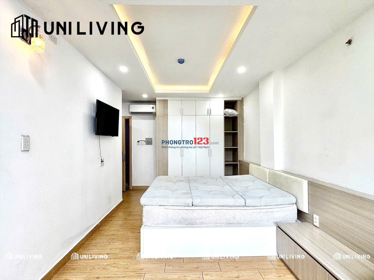 Cho thuê phòng rộng rãi, cửa sổ lớn thoáng, có TV – Phan Đăng Lưu, Phú Nhuận gần Q1, Q3, sân bay