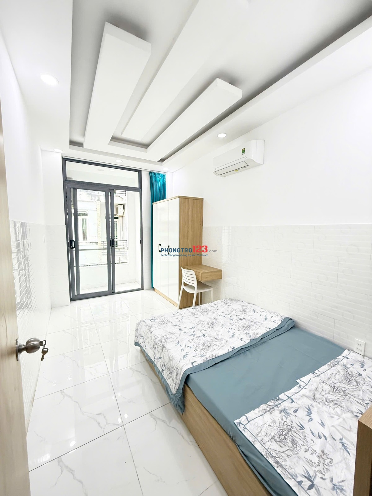 CHO THUÊ PHÒNG FULL NỘI THẤT, TÁCH BẾP, BAN CÔNG – VŨ TÙNG, BÌNH THẠNH, GẦN CHỢ BÀ CHIỂU
