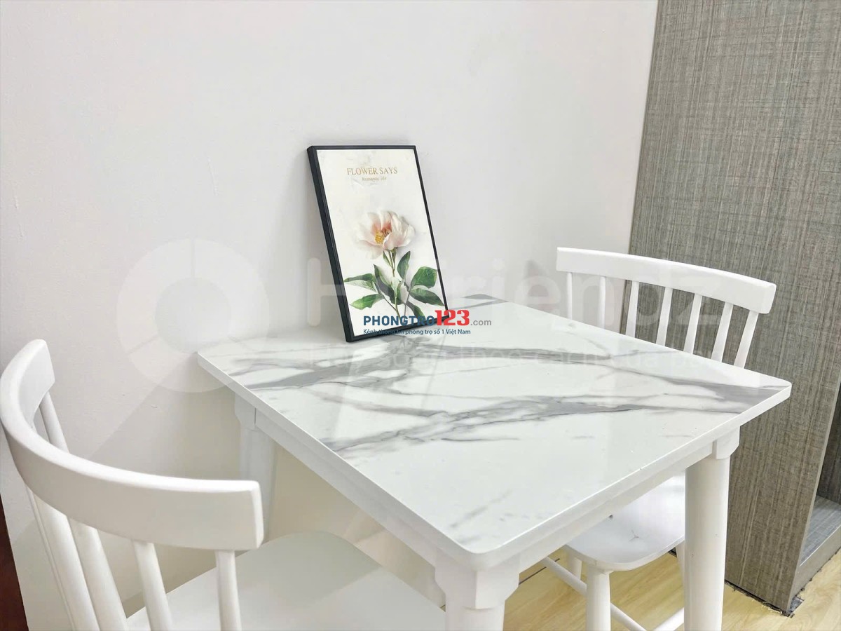Căn hộ 1 phòng ngủ siêu thoáng, nhà mới ngay Hành Xanh giáp Q1- Đinh Bộ Lĩnh, Bình Thạnh