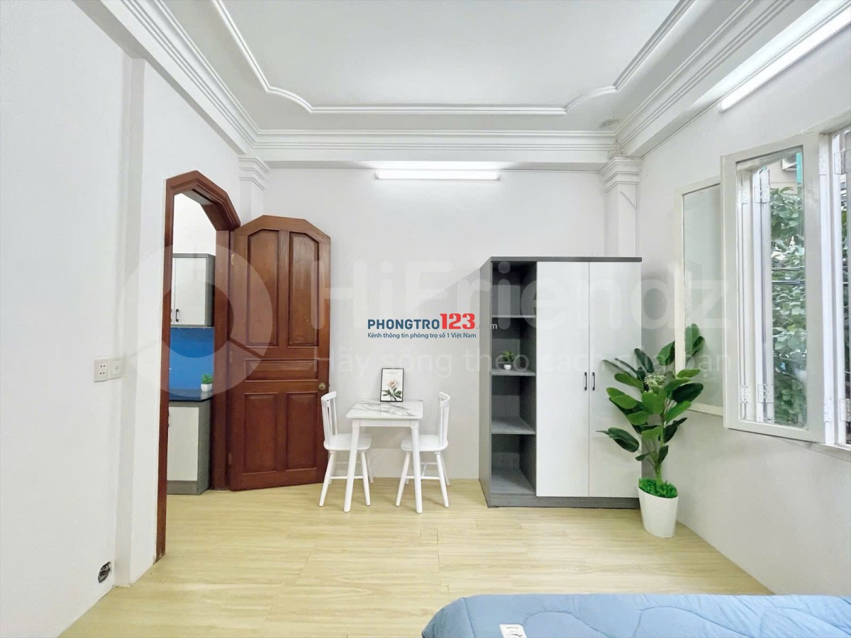 Căn hộ 1 phòng ngủ siêu thoáng, nhà mới ngay Hành Xanh giáp Q1- Đinh Bộ Lĩnh, Bình Thạnh