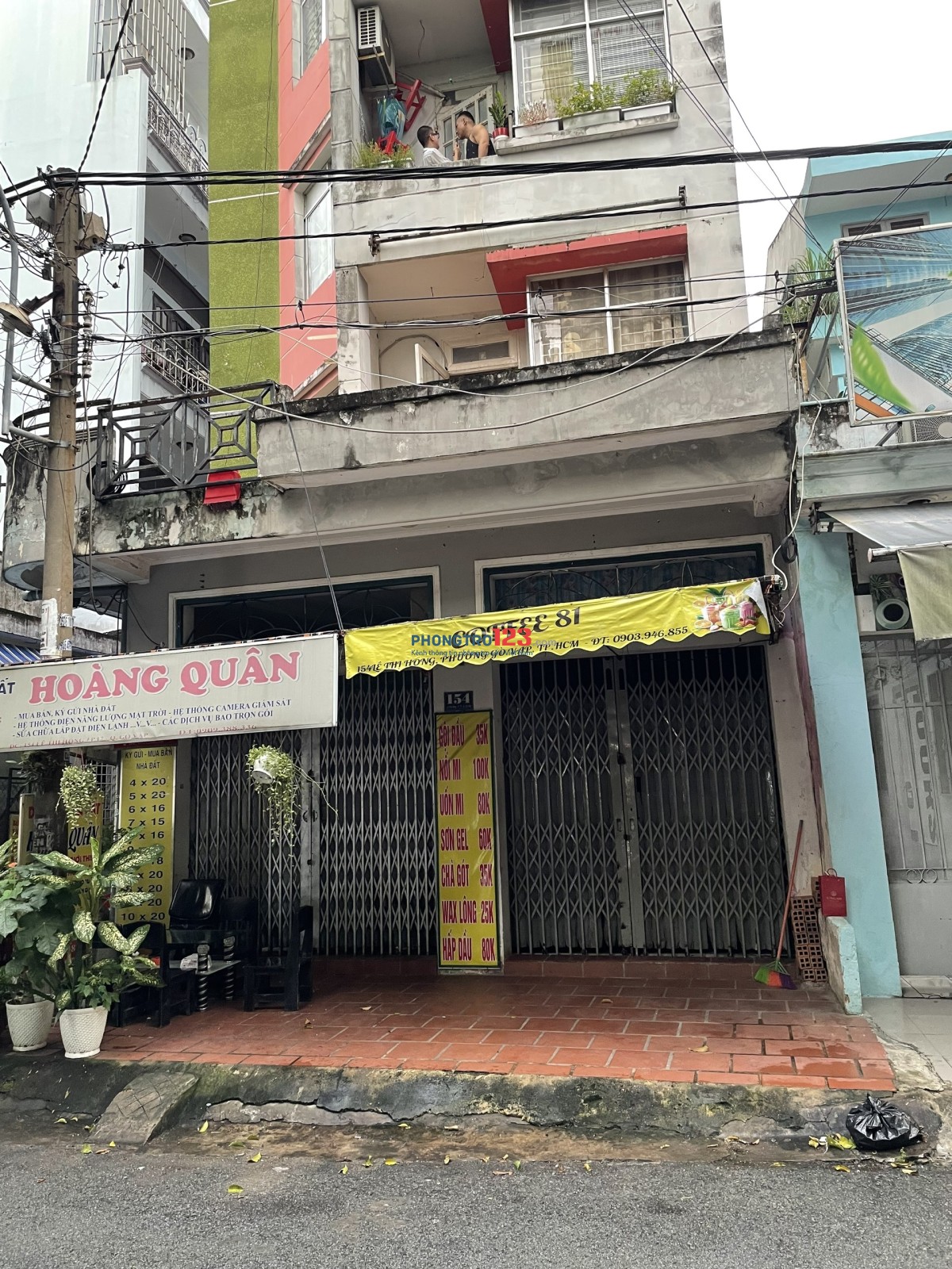 CHO THUÊ PHÒNG MẶT TIỀN KINH DOANH HOẶC ĐỂ Ở