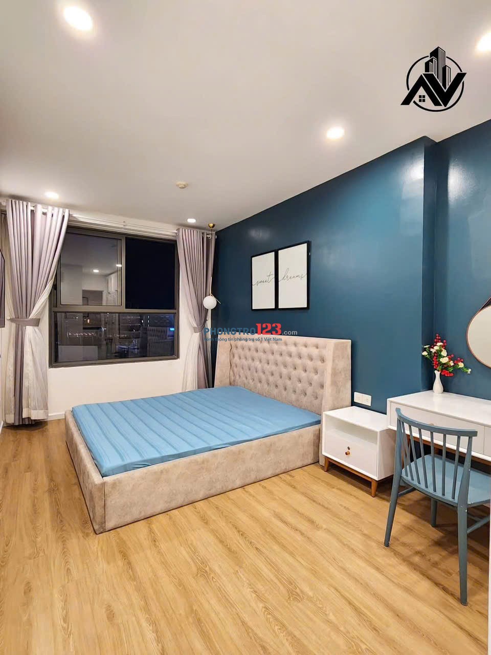Chung cư Phúc Yên 2. Phan Huy Ích. Tb. 90m2 2P ngủ. Full Nt. 10Tr