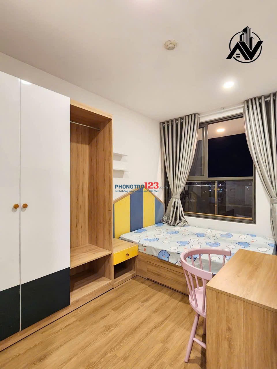 Chung cư Phúc Yên 2. Phan Huy Ích. Tb. 90m2 2P ngủ. Full Nt. 10Tr