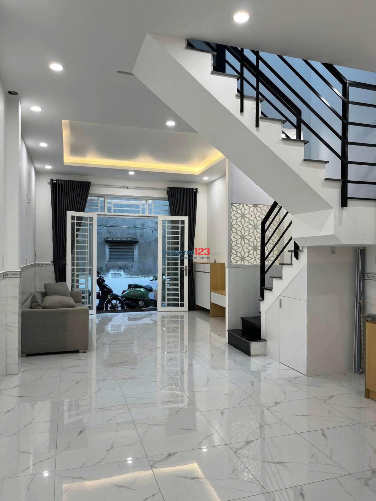 Cù Lao Phú Nhuận- Nhà 1 trệt 1 lầu 94m2 có 2PN Giá 13.5tr/th