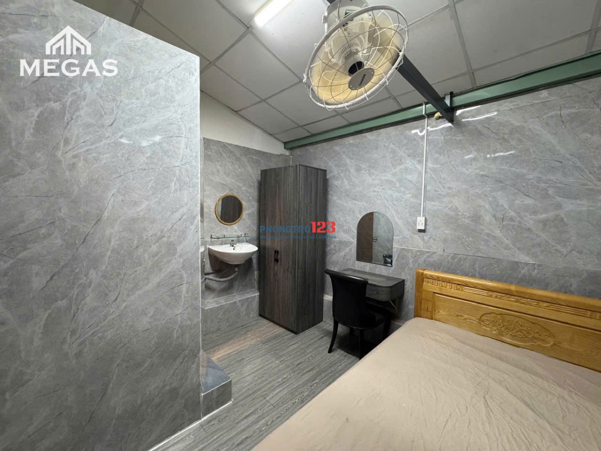 Cho thuê phòng trọ quận 3, 1PN, nội thất đầy đủ, gần công viên Lê Thị Riêng