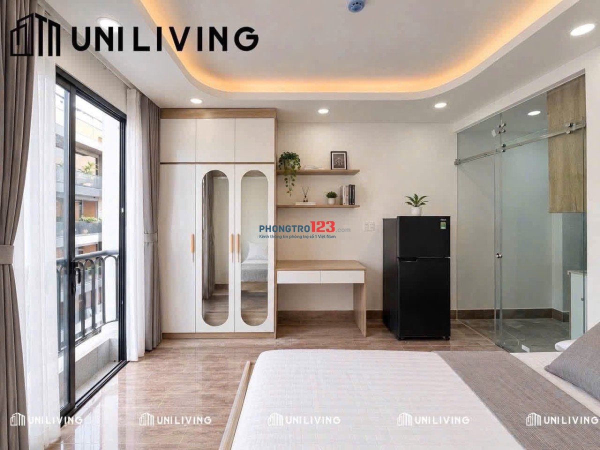 CHO THUÊ CĂN HỘ 1 PHÒNG NGỦ FULL NỘI THẤT NƠ TRANG LONG – TRUNG TÂM BÌNH THẠNH