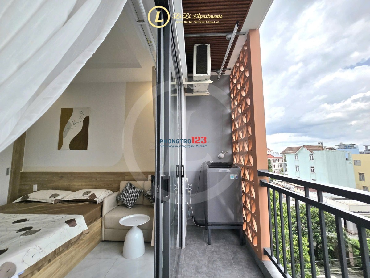  Cho thuê căn hộ 1 phòng ngủ - full nội thất - có ban công - giáp quận 1 - An Phú - Quận 2