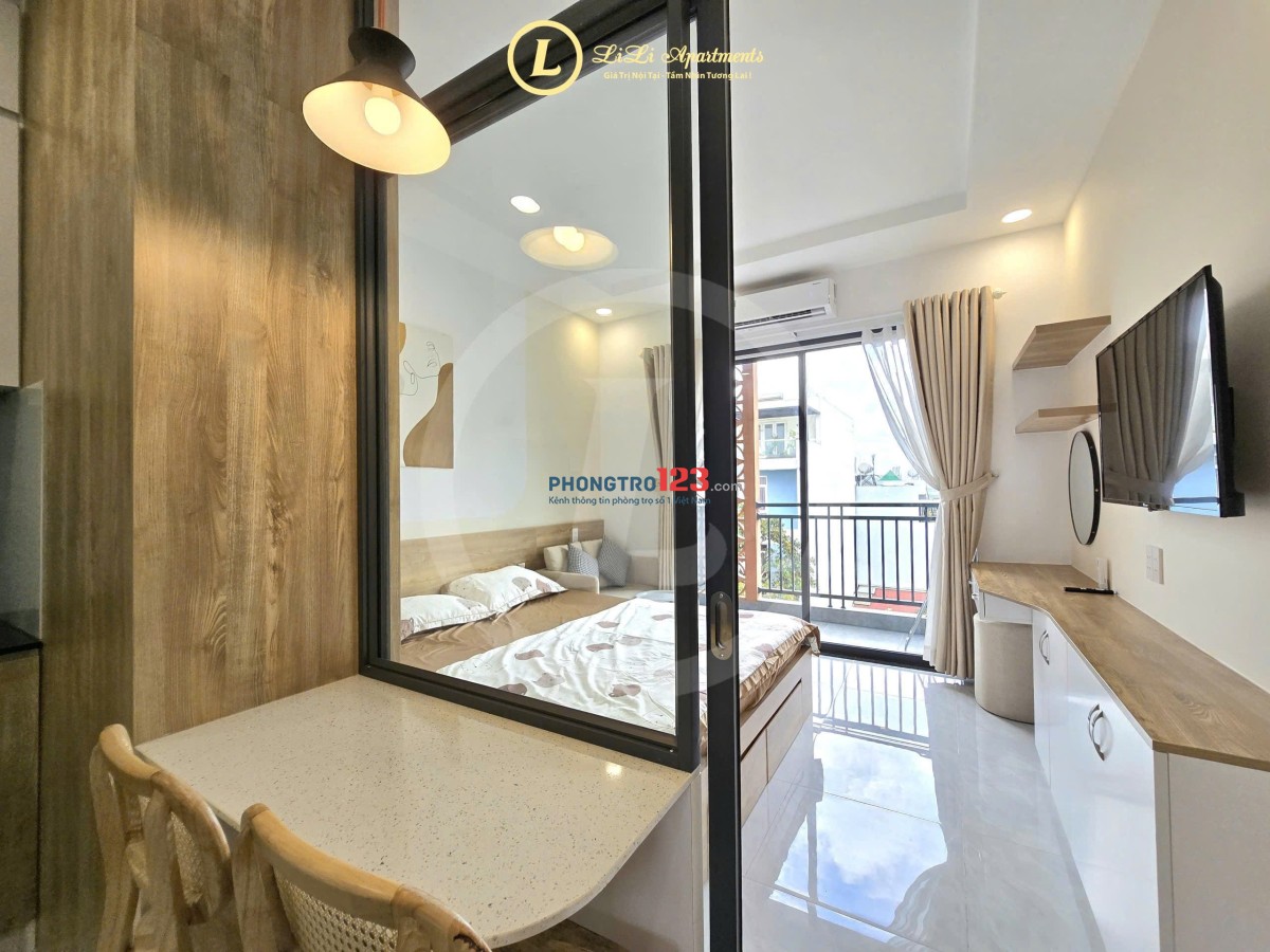  Cho thuê căn hộ 1 phòng ngủ - full nội thất - có ban công - giáp quận 1 - An Phú - Quận 2